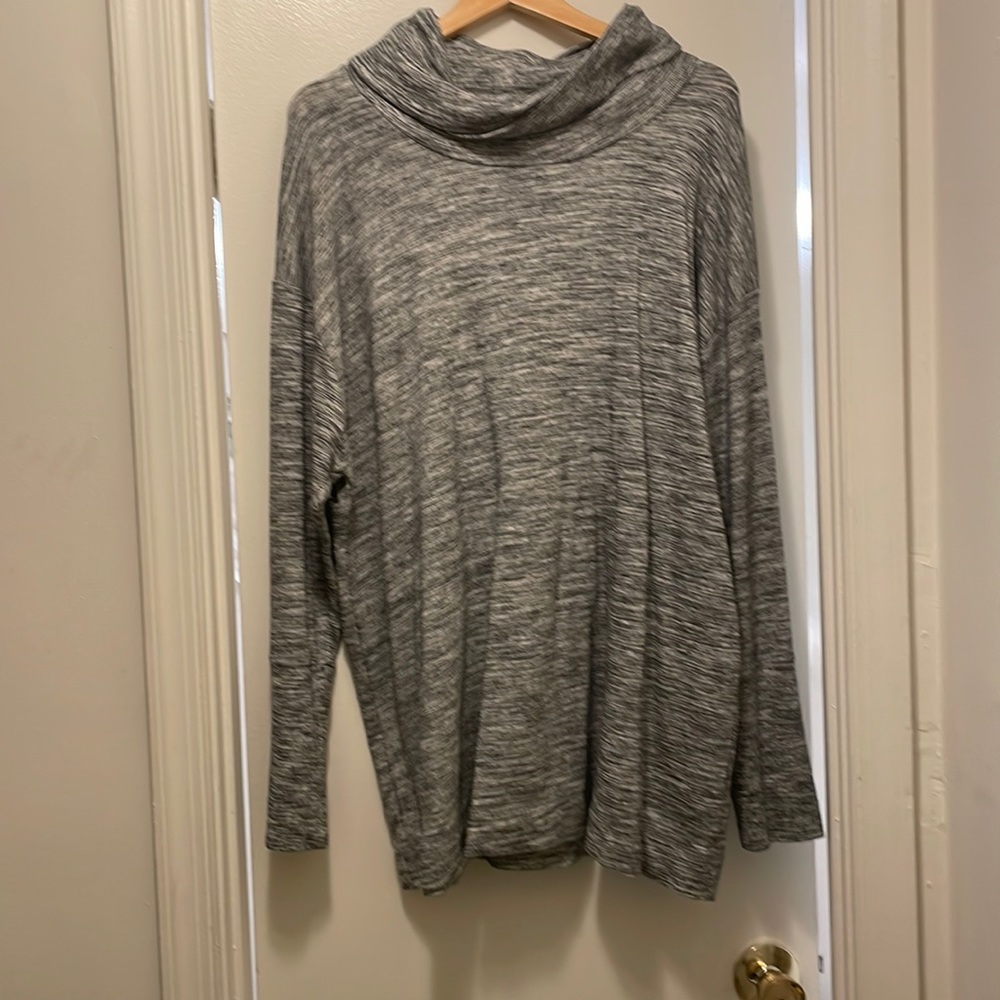 Cowl neck shirt